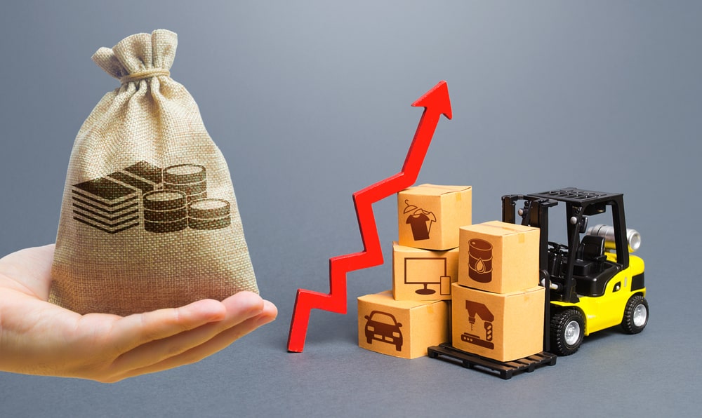 Growth in the export and import rates